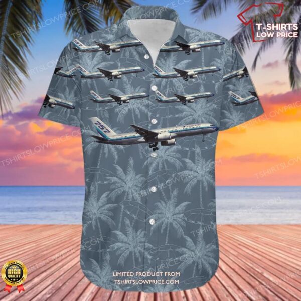 Boeing 757-225 Eastern Air Lines Hawaiian Shirt Boeing 757-225 Eastern Air Lines Hawaiian Shirt