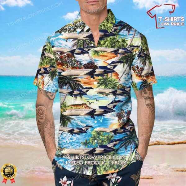 Boeing 727-82C United States Postal Service (USPS) Hawaiian Shirt Boeing 727-82C United States Postal Service (USPS) Hawaiian Shirt