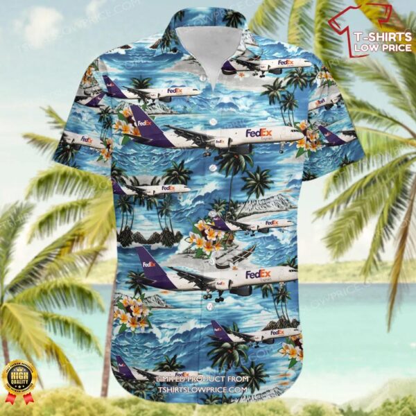Boeing 757-231(SF) FedEx Hawaiian Shirt