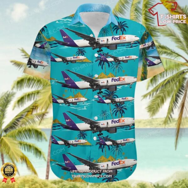 Boeing 777-FFX FedEx Hawaiian Shirt