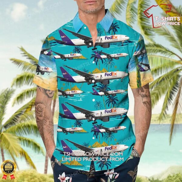 Boeing 777-FFX FedEx Hawaiian Shirt