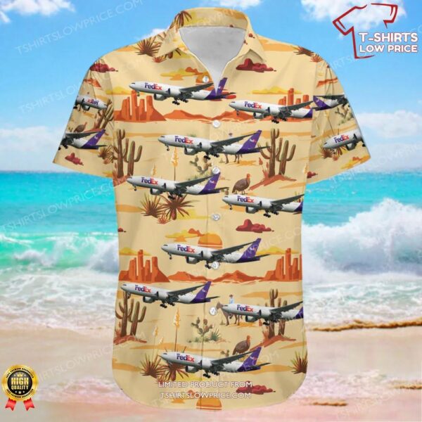 Boeing 777-F FedEx Hawaiian Shirt