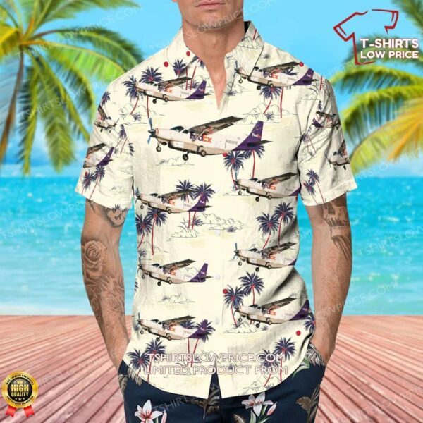 Cessna 208B Super Cargomaster FedEx Hawaiian Shirt