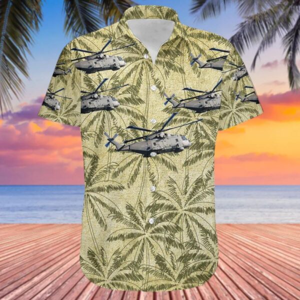 Agusta-Westland Merlin HM.1 United Kingdom Royal Navy Hawaiian Shirt Agusta-Westland Merlin HM.1 United Kingdom Royal Navy Hawaiian Shirt