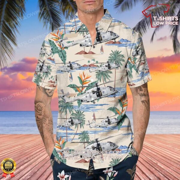 Agusta-Westland Merlin HC.4 United Kingdom Royal Navy Hawaiian Shirt Agusta-Westland Merlin HC.4 United Kingdom Royal Navy Hawaiian Shirt