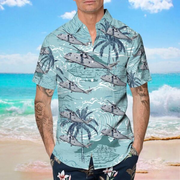 Agusta-Westland Merlin HM.2 United Kingdom Royal Navy Hawaiian Shirt Agusta-Westland Merlin HM.2 United Kingdom Royal Navy Hawaiian Shirt