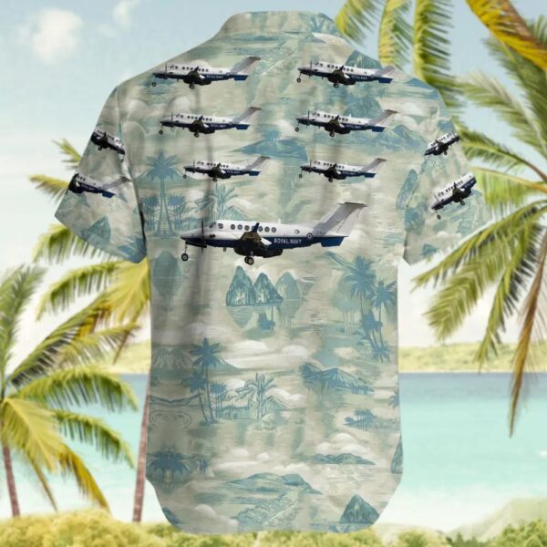 Beechcraft 350ER Avenger T.1 United Kingdom Royal Navy Hawaiian Shirt Beechcraft 350ER Avenger T.1 United Kingdom Royal Navy Hawaiian Shirt