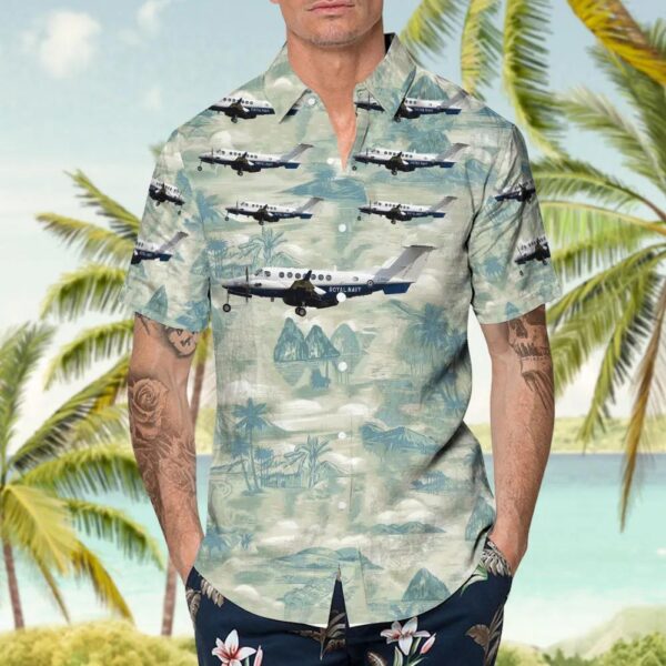 Beechcraft 350ER Avenger T.1 United Kingdom Royal Navy Hawaiian Shirt Beechcraft 350ER Avenger T.1 United Kingdom Royal Navy Hawaiian Shirt