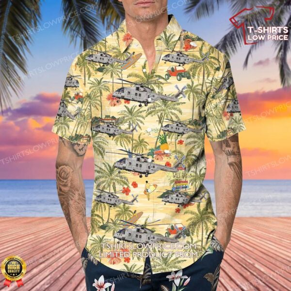 Agusta-Westland Merlin HC.4A United Kingdom Royal Navy Hawaiian Shirt