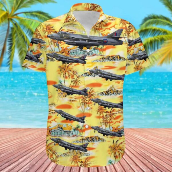 Hawker Hunter F.58 Hawker Hunter Aviation Hawaiian Shirt Hawker Hunter F.58 Hawker Hunter Aviation Hawaiian Shirt