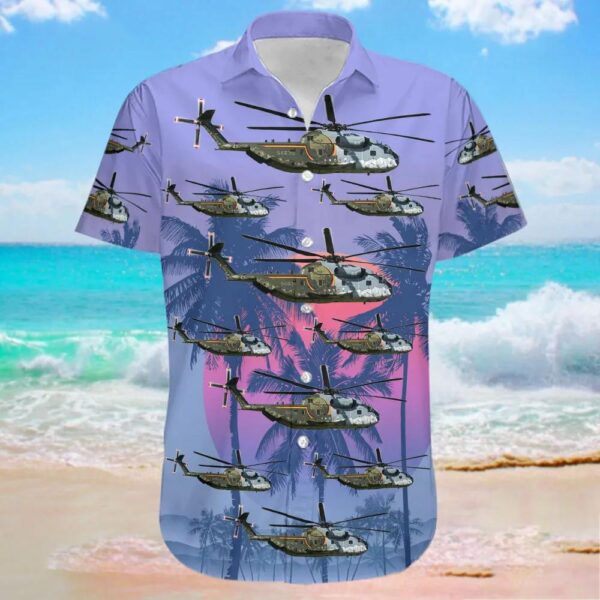 Sikorsky CH-53G Germany Air Force Hawaiian Shirt Sikorsky CH-53G Germany Air Force Hawaiian Shirt