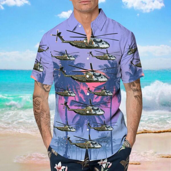 Sikorsky CH-53G Germany Air Force Hawaiian Shirt Sikorsky CH-53G Germany Air Force Hawaiian Shirt
