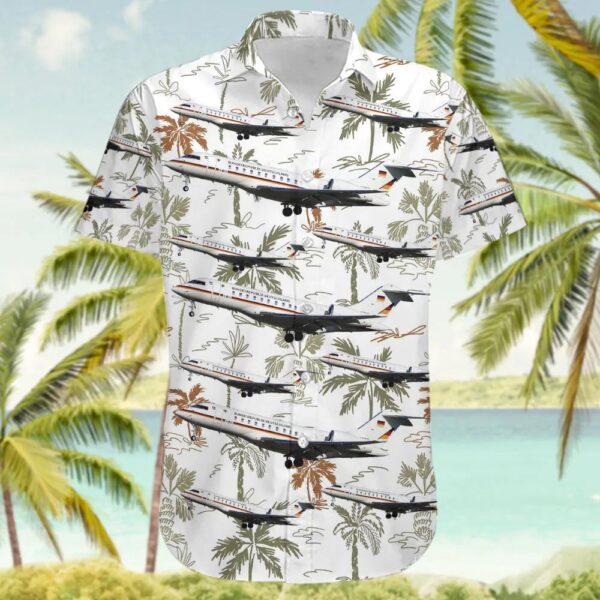 Bombardier BD-700-1A11 Global 5000 Germany Air Force Hawaiian Shirt
