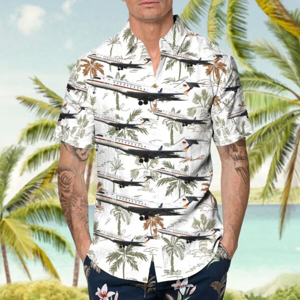 Bombardier BD-700-1A11 Global 5000 Germany Air Force Hawaiian Shirt