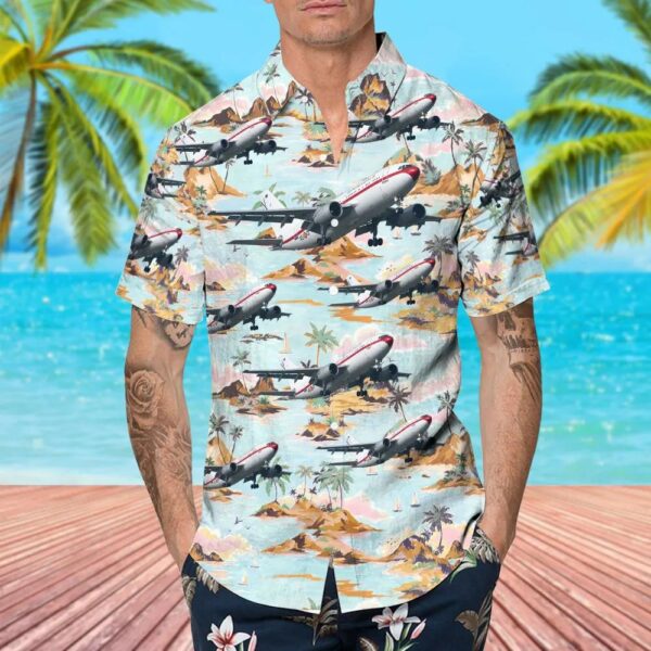 Airbus A310-304 Spain Air Force Hawaiian Shirt Airbus A310-304 Spain Air Force Hawaiian Shirt