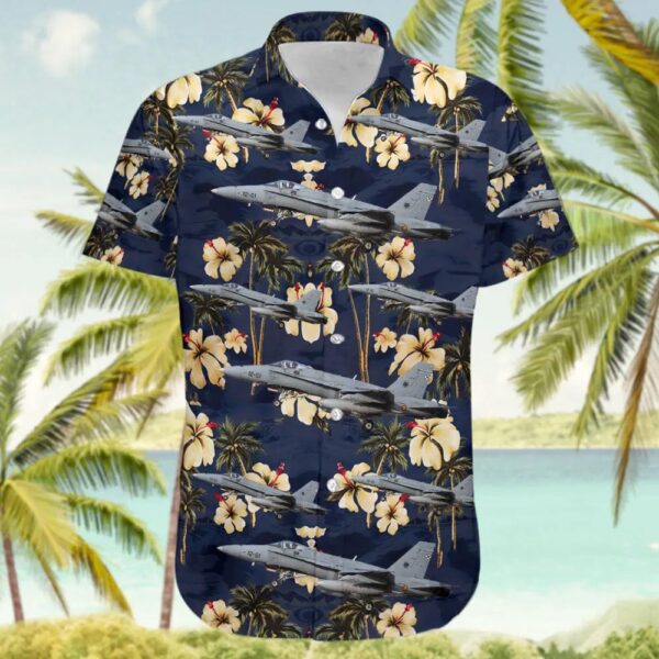 McDonnell Douglas EF-18M Hornet Spain Air Force Hawaiian Shirt