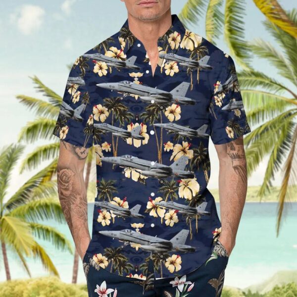 McDonnell Douglas EF-18M Hornet Spain Air Force Hawaiian Shirt
