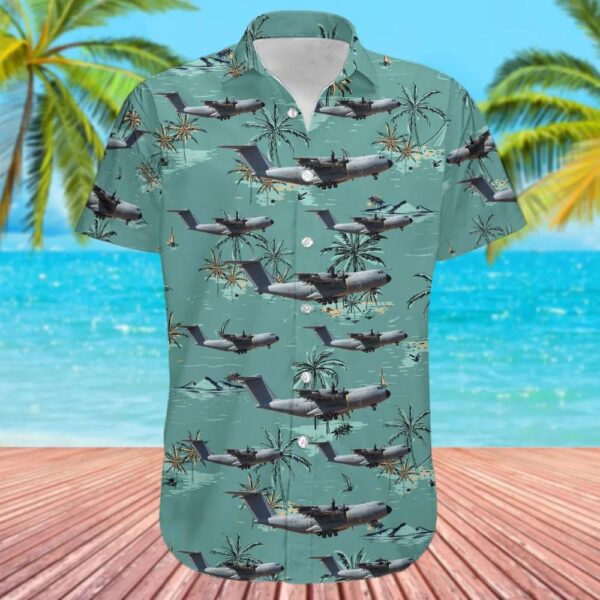 Airbus A400M Spain Air Force Hawaiian Shirt Airbus A400M Spain Air Force Hawaiian Shirt