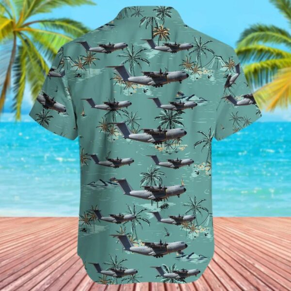 Airbus A400M Spain Air Force Hawaiian Shirt Airbus A400M Spain Air Force Hawaiian Shirt