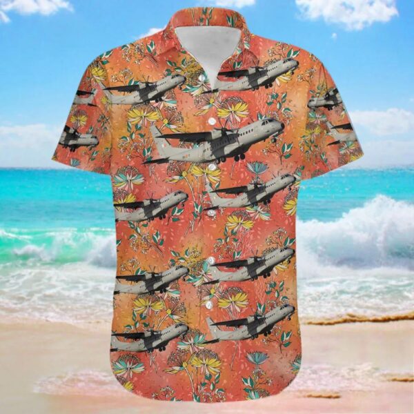 CASA C-295M Spain Air Force Hawaiian Shirt CASA C-295M Spain Air Force Hawaiian Shirt