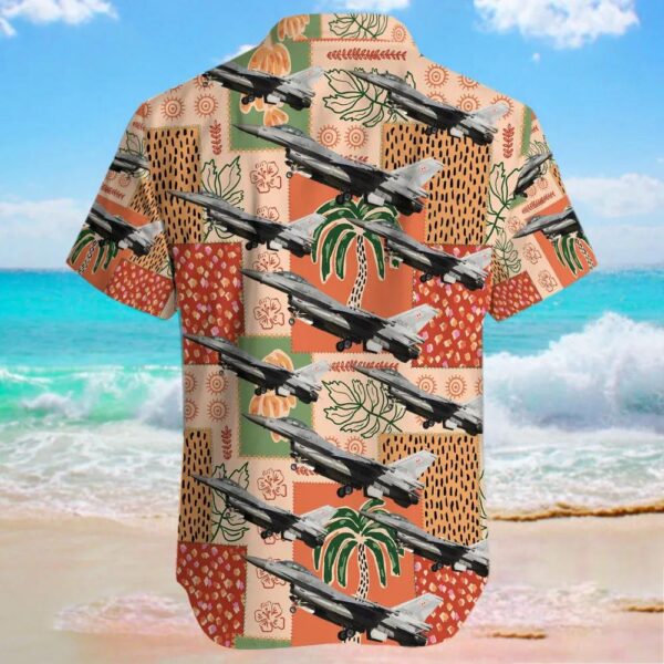 Lockheed Martin F-16C Fighting Falcon Poland Air Force Hawaiian Shirt Lockheed Martin F-16C Fighting Falcon Poland Air Force Hawaiian Shirt