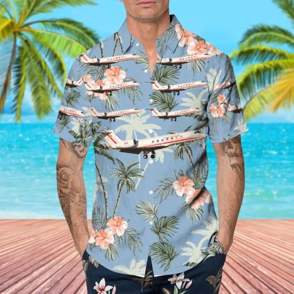 Gulfstream G550 Poland Air Force Hawaiian Shirt Gulfstream G550 Poland Air Force Hawaiian Shirt