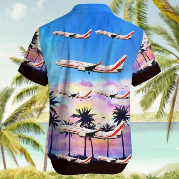 Boeing 737-8TV(BBJ2) Poland Air Force Hawaiian Shirt Boeing 737-8TV(BBJ2) Poland Air Force Hawaiian Shirt