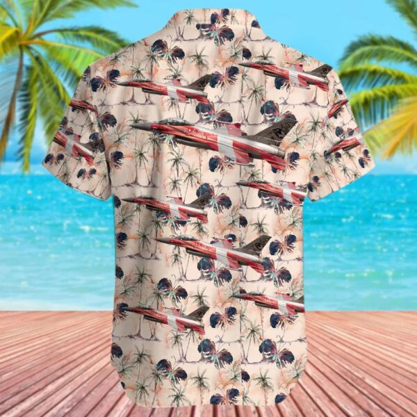 General Dynamics F-16AM Fighting Falcon Denmark Air Force Hawaiian Shirt General Dynamics F-16AM Fighting Falcon Denmark Air Force Hawaiian Shirt