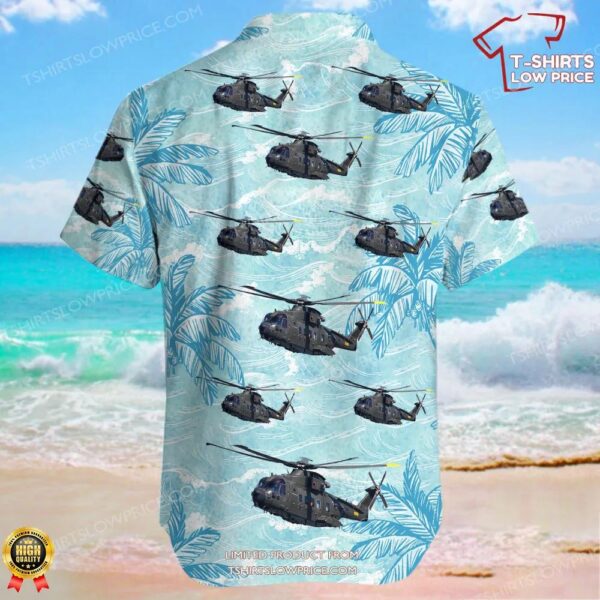 Agusta-Westland EH-101 Merlin Mk.512 Denmark Air Force Hawaiian Shirt