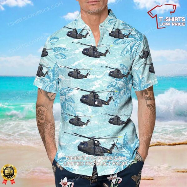 Agusta-Westland EH-101 Merlin Mk.512 Denmark Air Force Hawaiian Shirt