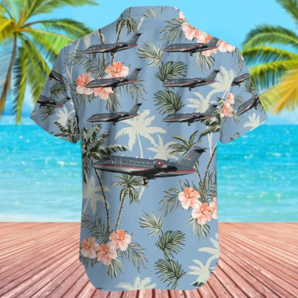 Bombardier CL-600-2B16 Challenger 604 Denmark Air Force Hawaiian Shirt Bombardier CL-600-2B16 Challenger 604 Denmark Air Force Hawaiian Shirt