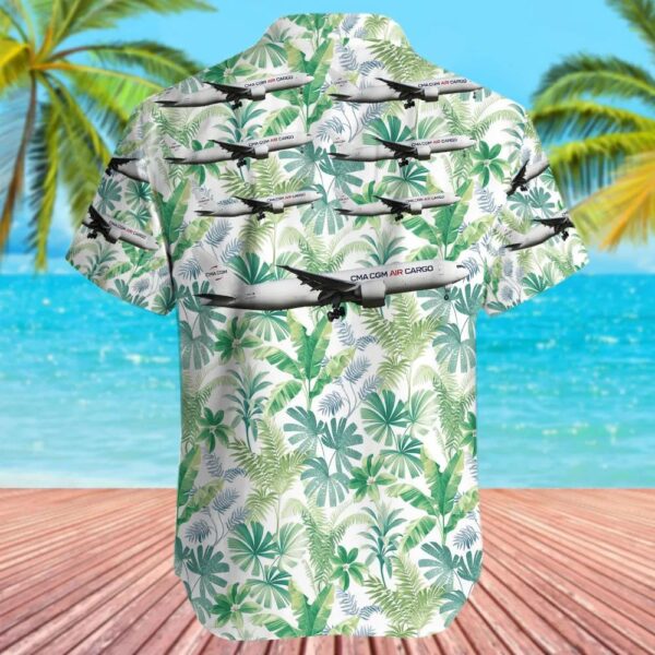 Boeing 777-F CMA CGM Air Cargo Hawaiian Shirt Boeing 777-F CMA CGM Air Cargo Hawaiian Shirt