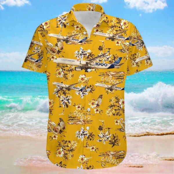 Airbus A350-1041 Airbus Industrie Hawaiian Shirt Airbus A350-1041 Airbus Industrie Hawaiian Shirt