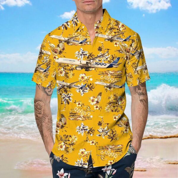 Airbus A350-1041 Airbus Industrie Hawaiian Shirt Airbus A350-1041 Airbus Industrie Hawaiian Shirt
