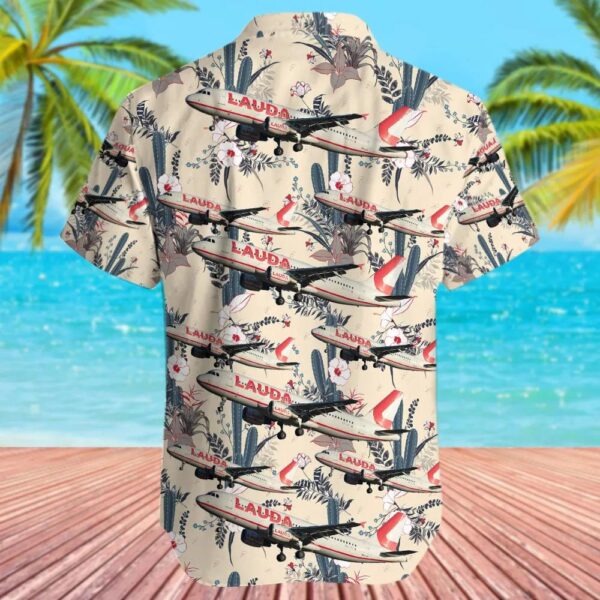 Airbus A320-214 Lauda Europe Hawaiian Shirt Airbus A320-214 Lauda Europe Hawaiian Shirt