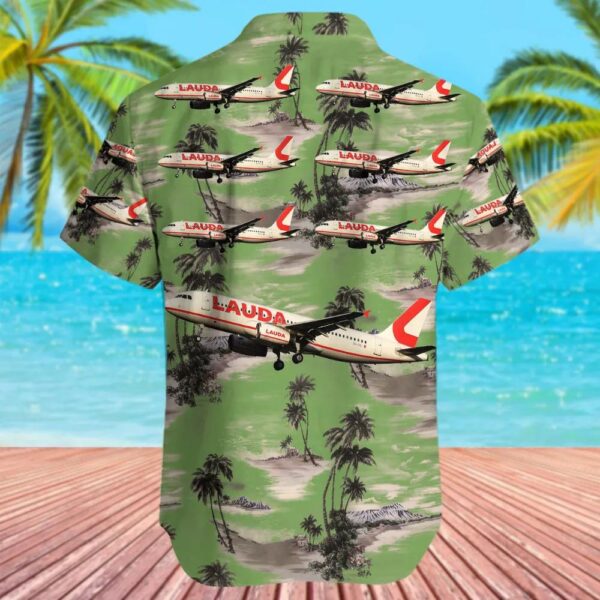 Airbus A320-232 Lauda Europe Hawaiian Shirt Airbus A320-232 Lauda Europe Hawaiian Shirt