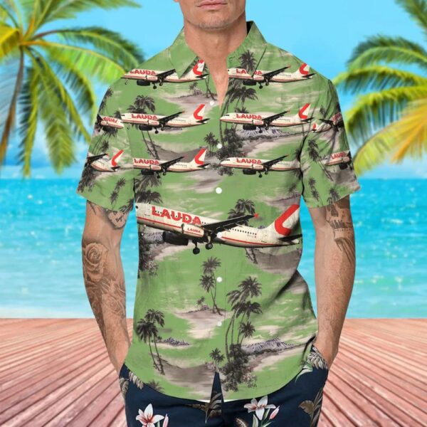 Airbus A320-232 Lauda Europe Hawaiian Shirt Airbus A320-232 Lauda Europe Hawaiian Shirt