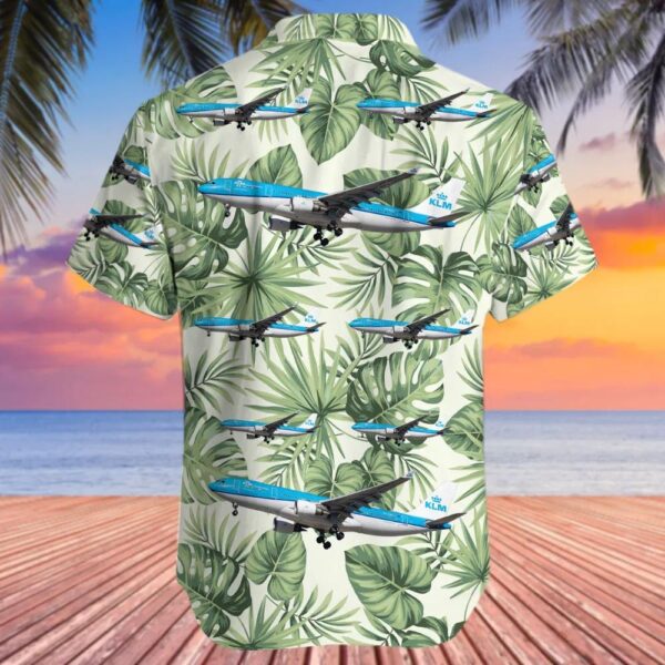 Airbus A330-203 KLM Royal Dutch Airlines Hawaiian Shirt Airbus A330-203 KLM Royal Dutch Airlines Hawaiian Shirt