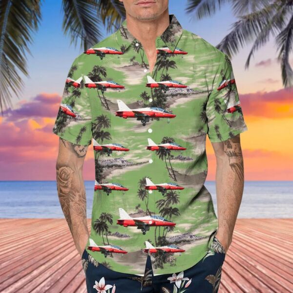 British Aerospace Hawk Mk.66 Finland Air Force Hawaiian Shirt British Aerospace Hawk Mk.66 Finland Air Force Hawaiian Shirt