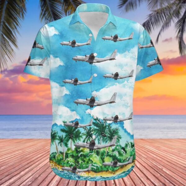 CASA C-295M Finland Air Force Hawaiian Shirt CASA C-295M Finland Air Force Hawaiian Shirt