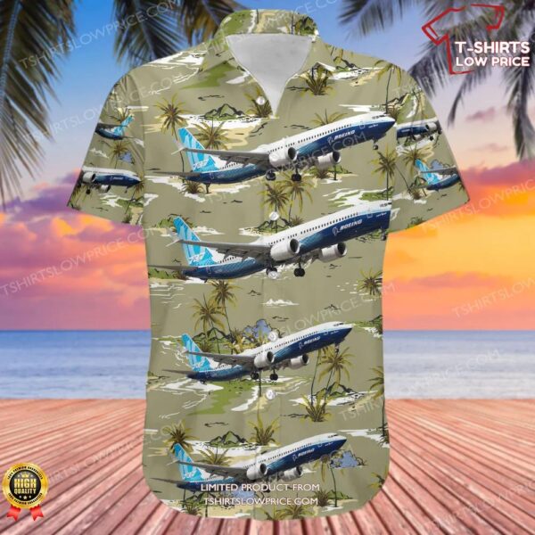 Boeing 737-10 MAX Boeing Company Hawaiian Shirt