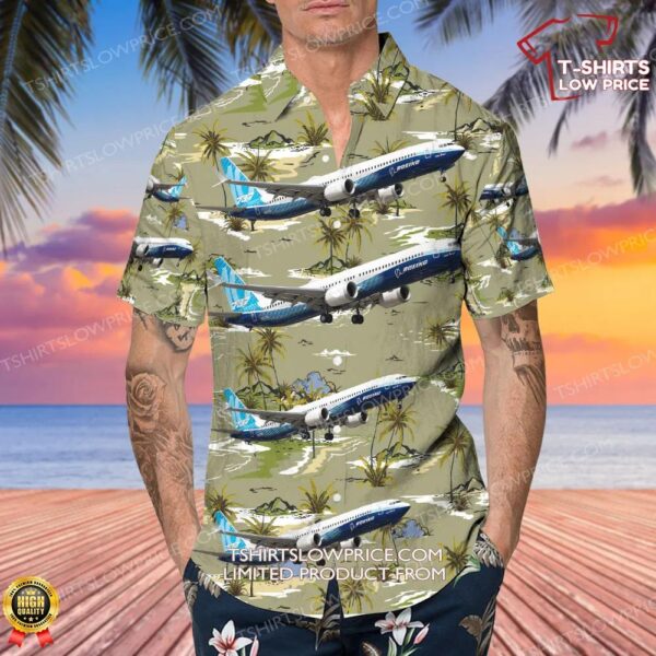 Boeing 737-10 MAX Boeing Company Hawaiian Shirt