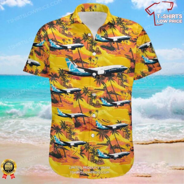 Boeing 737-7 MAX Boeing Company Hawaiian Shirt