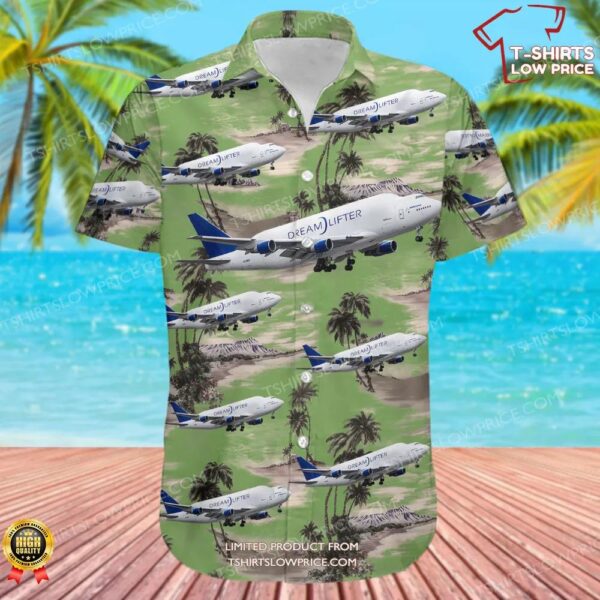 Boeing 747-4H6(LCF) Boeing Company Hawaiian Shirt