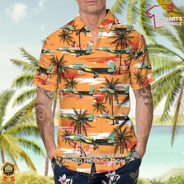 Boeing F-15EX Eagle II Boeing Company Hawaiian Shirt