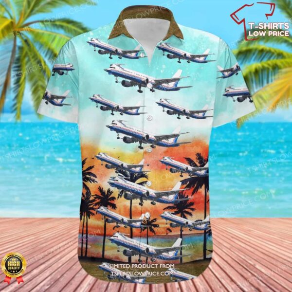Boeing 757-220 Boeing Company Hawaiian Shirt Boeing 757-220 Boeing Company Hawaiian Shirt