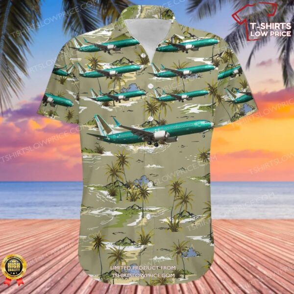 Boeing 737-9 MAX Boeing Company Hawaiian Shirt