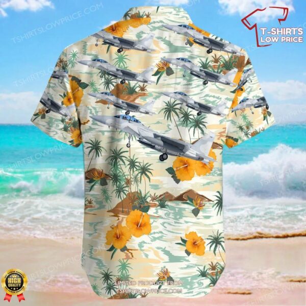 Boeing F-15QA Ababil Boeing Company Hawaiian Shirt Boeing F-15QA Ababil Boeing Company Hawaiian Shirt