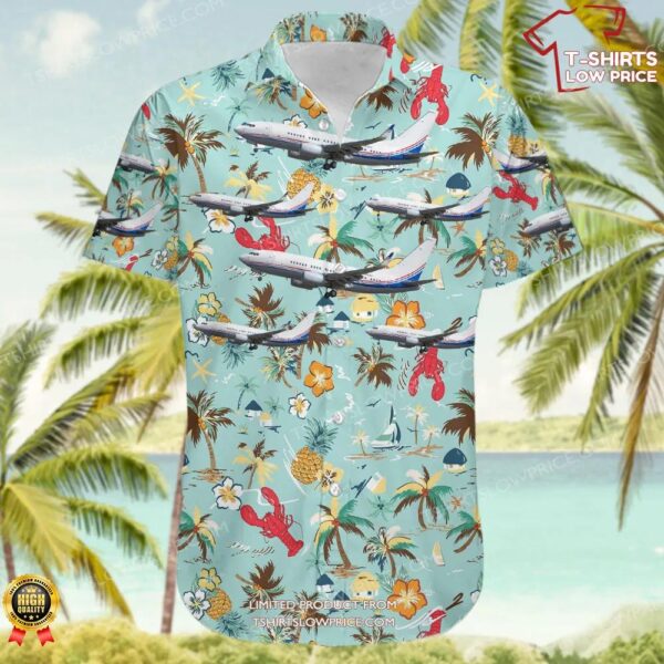 Boeing 737-7BC(BBJ) Boeing Company Hawaiian Shirt