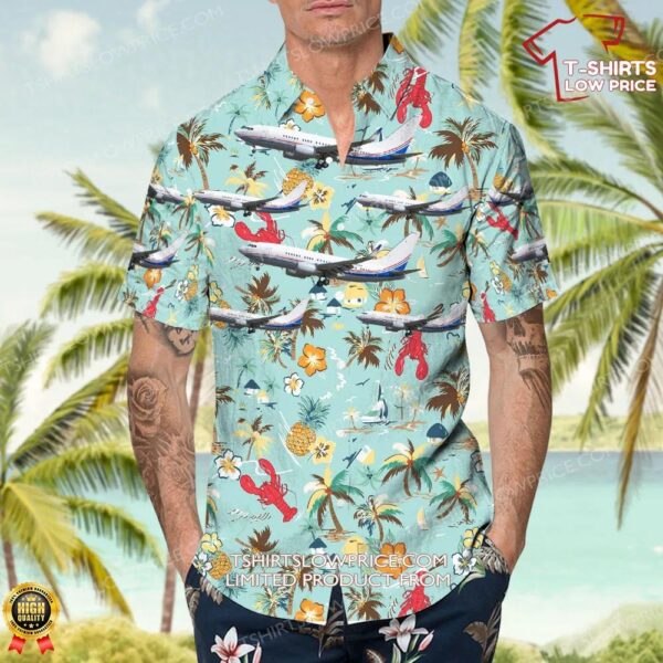 Boeing 737-7BC(BBJ) Boeing Company Hawaiian Shirt
